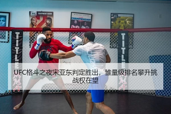 UFC格斗之夜宋亚东判定胜出，雏量级排名攀升挑战权在望